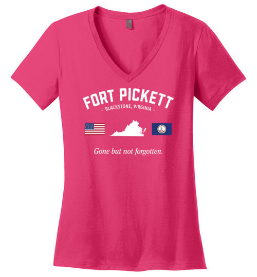 Fort Pickett "GBNF" - Women's V-Neck T-Shirt-Wandering I Store