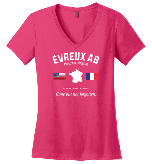 Evreux AB "GBNF" - Women's V-Neck T-Shirt-Wandering I Store
