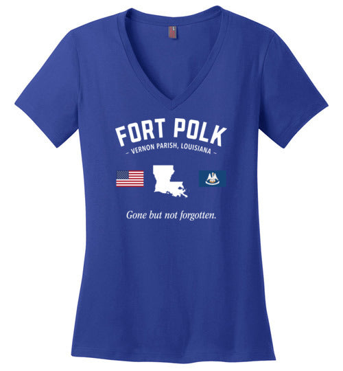 Fort Polk "GBNF" - Women's V-Neck T-Shirt-Wandering I Store