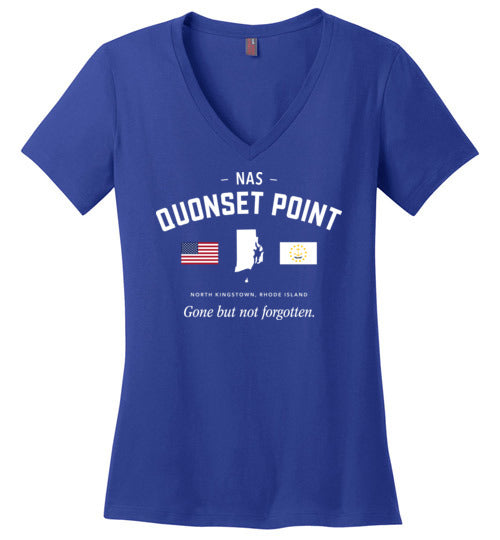Load image into Gallery viewer, NAS Quonset Point &quot;GBNF&quot; - Women&#39;s V-Neck T-Shirt-Wandering I Store
