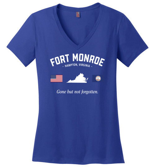 Fort Monroe "GBNF" - Women's V-Neck T-Shirt-Wandering I Store