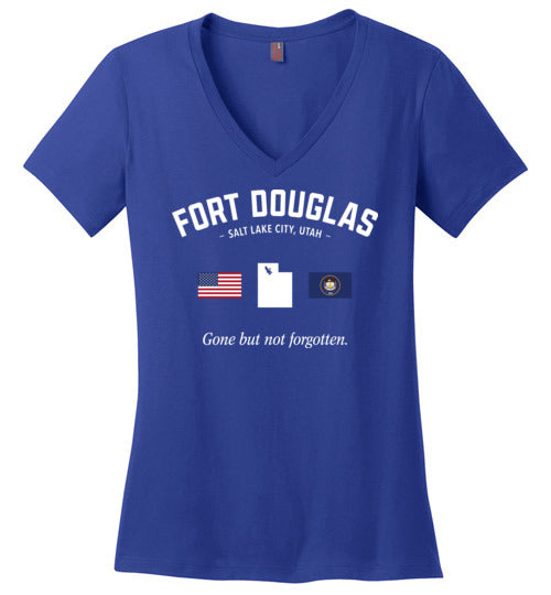 Fort Douglas "GBNF" - Women's V-Neck T-Shirt-Wandering I Store
