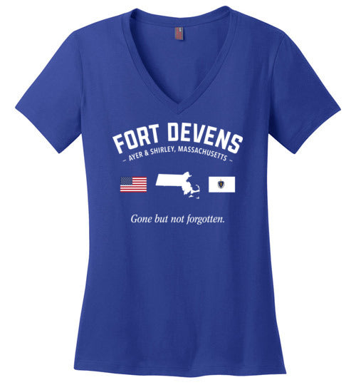 Fort Devens "GBNF" - Women's V-Neck T-Shirt-Wandering I Store