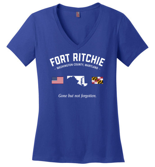 Load image into Gallery viewer, Fort Ritchie &quot;GBNF&quot; - Women&#39;s V-Neck T-Shirt-Wandering I Store
