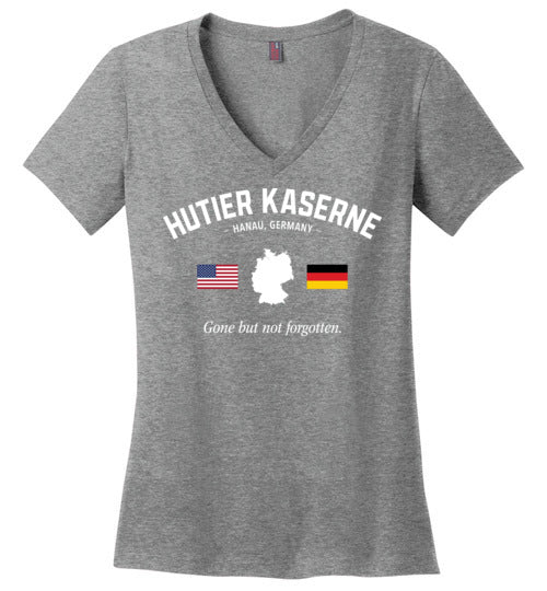 Hutier Kaserne "GBNF" - Women's V-Neck T-Shirt-Wandering I Store