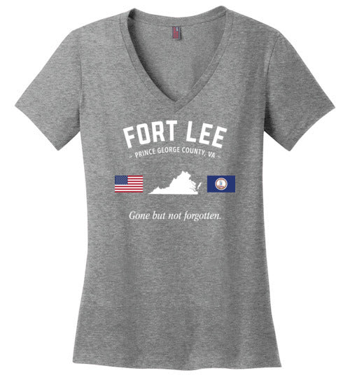 Fort Lee "GBNF" - Women's V-Neck T-Shirt-Wandering I Store