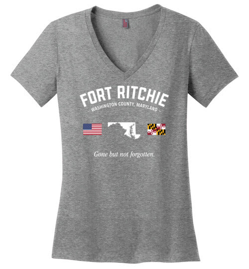 Load image into Gallery viewer, Fort Ritchie &quot;GBNF&quot; - Women&#39;s V-Neck T-Shirt-Wandering I Store
