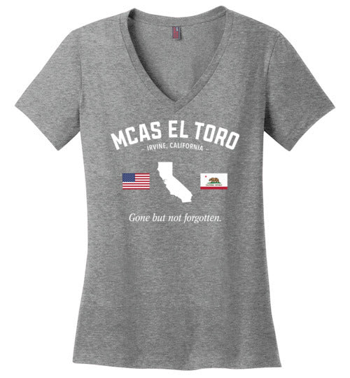 MCAS El Toro "GBNF" - Women's V-Neck T-Shirt-Wandering I Store