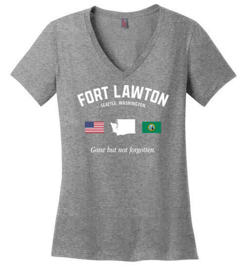 Fort Lawton "GBNF" - Women's V-Neck T-Shirt-Wandering I Store