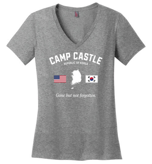 Camp Castle "GBNF" - Women's V-Neck T-Shirt-Wandering I Store
