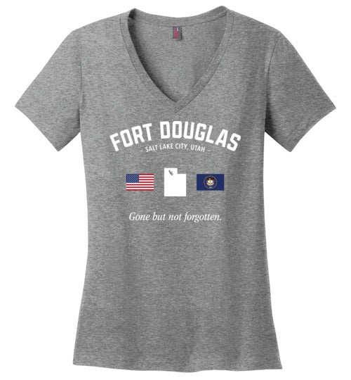 Fort Douglas "GBNF" - Women's V-Neck T-Shirt-Wandering I Store