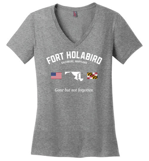 Fort Holabird "GBNF" - Women's V-Neck T-Shirt-Wandering I Store