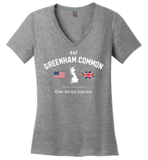 Load image into Gallery viewer, RAF Greenham Common &quot;GBNF&quot; - Women&#39;s V-Neck T-Shirt-Wandering I Store
