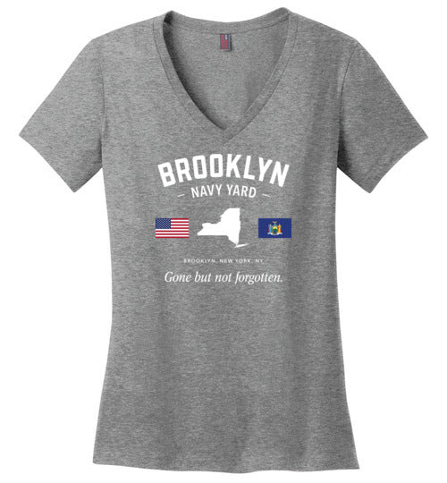 Brooklyn Navy Yard "GBNF" - Women's V-Neck T-Shirt-Wandering I Store