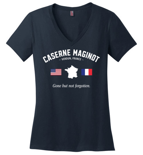 Load image into Gallery viewer, Caserne Maginot &quot;GBNF&quot; - Women&#39;s V-Neck T-Shirt-Wandering I Store

