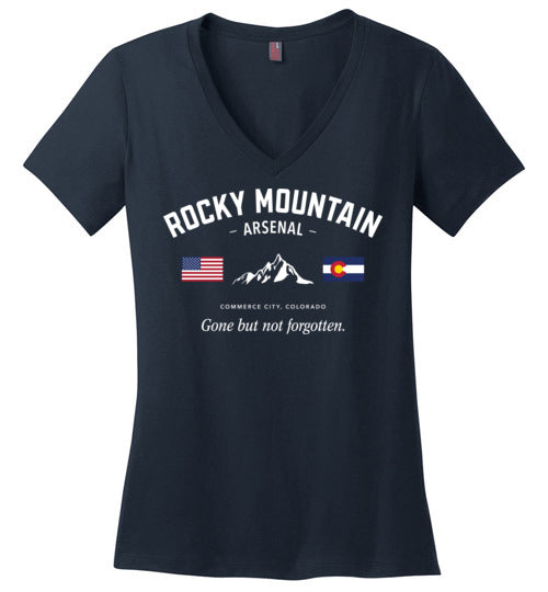 Load image into Gallery viewer, Rocky Mountain Arsenal &quot;GBNF&quot; - Women&#39;s V-Neck T-Shirt-Wandering I Store
