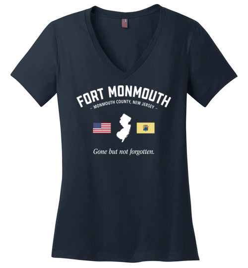 Fort Monmouth "GBNF" - Women's V-Neck T-Shirt-Wandering I Store