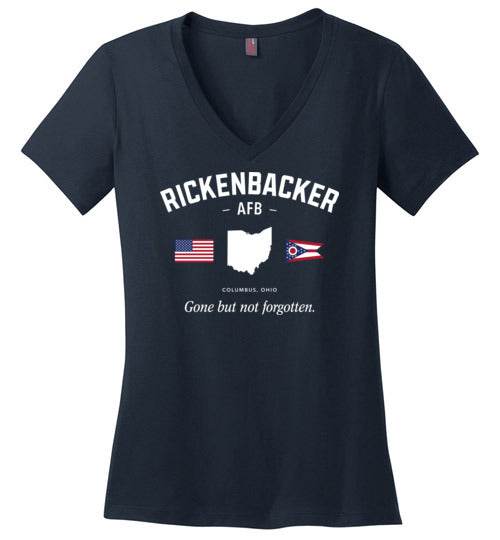 Rickenbacker AFB "GBNF" - Women's V-Neck T-Shirt-Wandering I Store