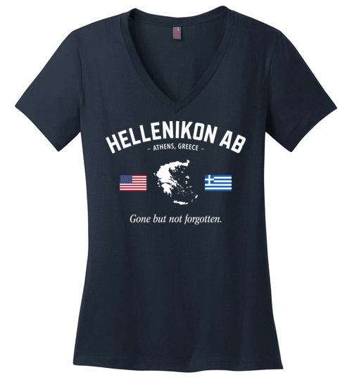 Load image into Gallery viewer, Hellenikon AB &quot;GBNF&quot; - Women&#39;s V-Neck T-Shirt-Wandering I Store
