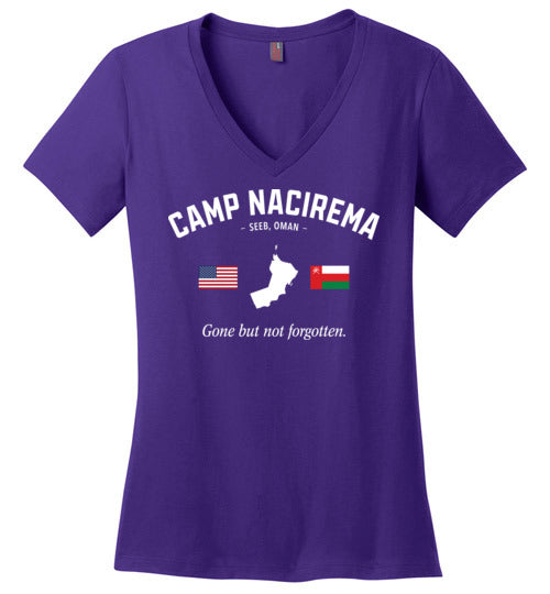 Load image into Gallery viewer, Camp Nacirema &quot;GBNF&quot; - Women&#39;s V-Neck T-Shirt-Wandering I Store
