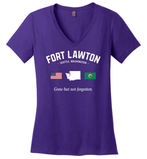 Load image into Gallery viewer, Fort Lawton &quot;GBNF&quot; - Women&#39;s V-Neck T-Shirt-Wandering I Store
