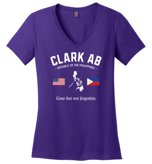 Clark AB "GBNF" - Women's V-Neck T-Shirt-Wandering I Store