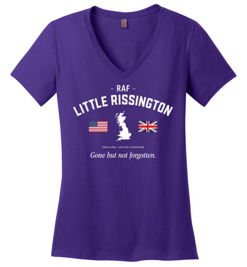 RAF Little Rissington "GBNF" - Women's V-Neck T-Shirt-Wandering I Store