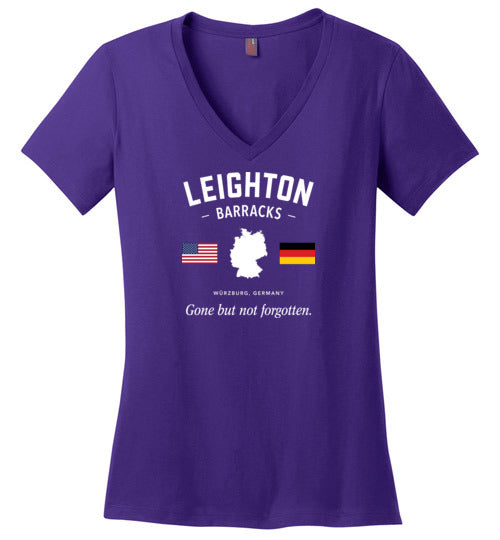 Load image into Gallery viewer, Leighton Barracks &quot;GBNF&quot; - Women&#39;s V-Neck T-Shirt-Wandering I Store
