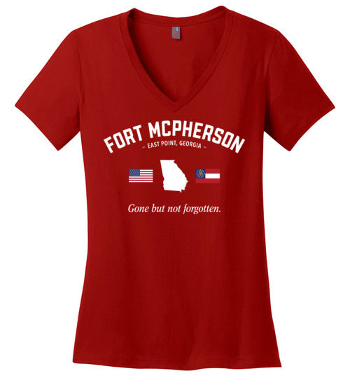Load image into Gallery viewer, Fort McPherson &quot;GBNF&quot; - Women&#39;s V-Neck T-Shirt-Wandering I Store
