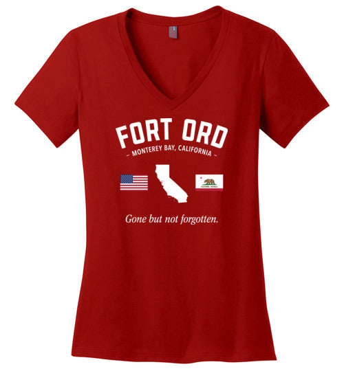 Fort Ord "GBNF" - Women's V-Neck T-Shirt-Wandering I Store