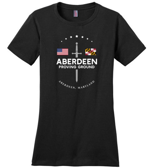 Load image into Gallery viewer, Aberdeen Proving Ground &quot;GBNF&quot; - Women&#39;s Crewneck T-Shirt-Wandering I Store
