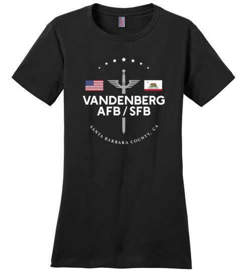 Vandenberg AFB/SFB - Women's Crewneck T-Shirt-Wandering I Store