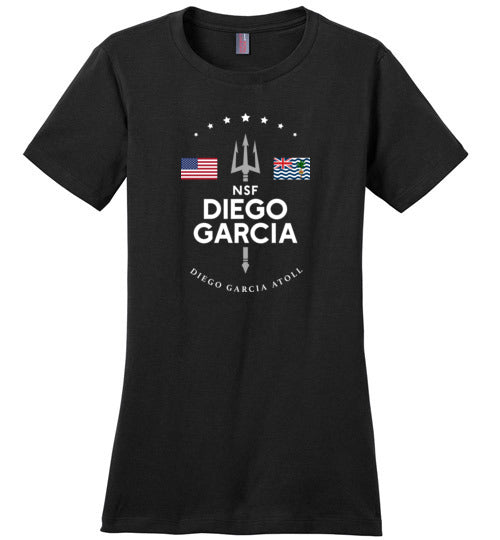 NSF Diego Garcia - Women's Crewneck T-Shirt-Wandering I Store