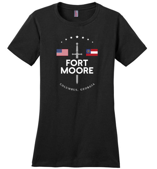 Load image into Gallery viewer, Fort Moore - Women&#39;s Crewneck T-Shirt-Wandering I Store
