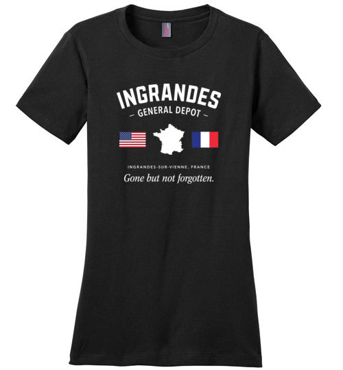 Load image into Gallery viewer, Ingrandes General Depot &quot;GBNF&quot; - Women&#39;s Crewneck T-Shirt-Wandering I Store

