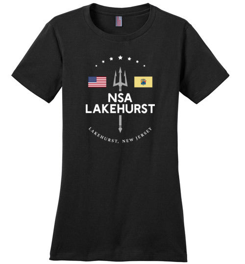 NSA Lakehurst - Women's Crewneck T-Shirt-Wandering I Store
