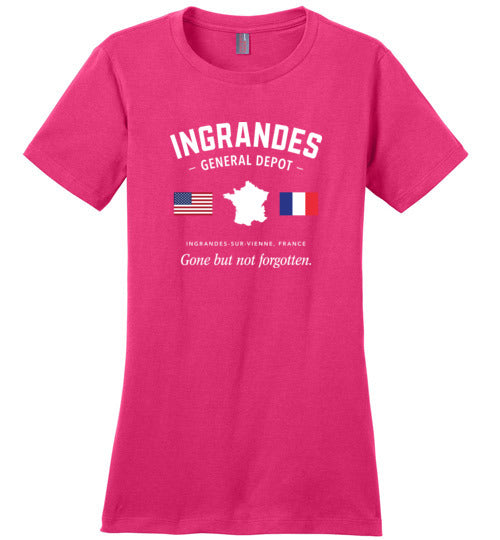 Load image into Gallery viewer, Ingrandes General Depot &quot;GBNF&quot; - Women&#39;s Crewneck T-Shirt-Wandering I Store
