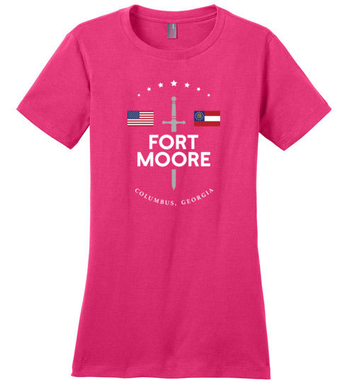 Load image into Gallery viewer, Fort Moore - Women&#39;s Crewneck T-Shirt-Wandering I Store
