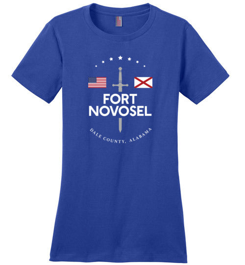 Load image into Gallery viewer, Fort Novosel - Women&#39;s Crewneck T-Shirt-Wandering I Store
