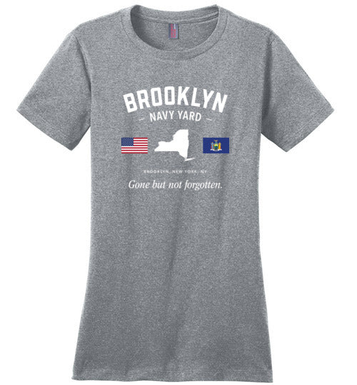 Load image into Gallery viewer, Brooklyn Navy Yard &quot;GBNF&quot; - Women&#39;s Crewneck T-Shirt-Wandering I Store

