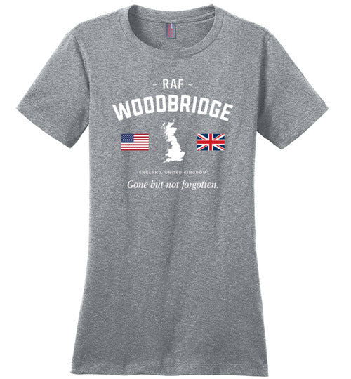 Load image into Gallery viewer, RAF Woodbridge &quot;GBNF&quot; - Women&#39;s Crewneck T-Shirt-Wandering I Store
