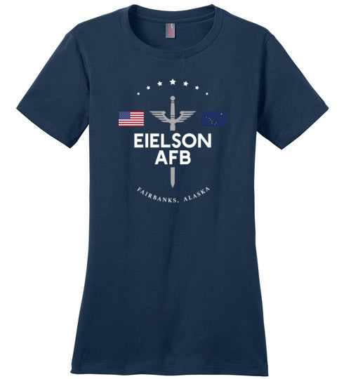 Load image into Gallery viewer, Eielson AFB - Women&#39;s Crewneck T-Shirt-Wandering I Store
