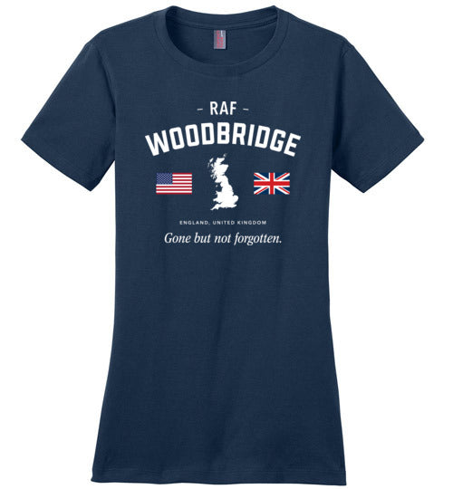 Load image into Gallery viewer, RAF Woodbridge &quot;GBNF&quot; - Women&#39;s Crewneck T-Shirt-Wandering I Store
