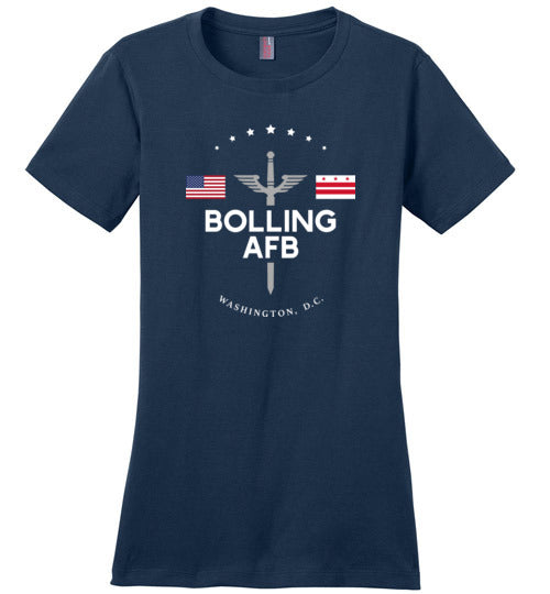 Load image into Gallery viewer, Bolling AFB - Women&#39;s Crewneck T-Shirt-Wandering I Store
