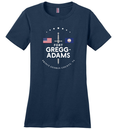 Fort Gregg-Adams "GBNF" - Women's Crewneck T-Shirt-Wandering I Store