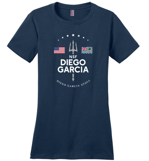 Load image into Gallery viewer, NSF Diego Garcia - Women&#39;s Crewneck T-Shirt-Wandering I Store
