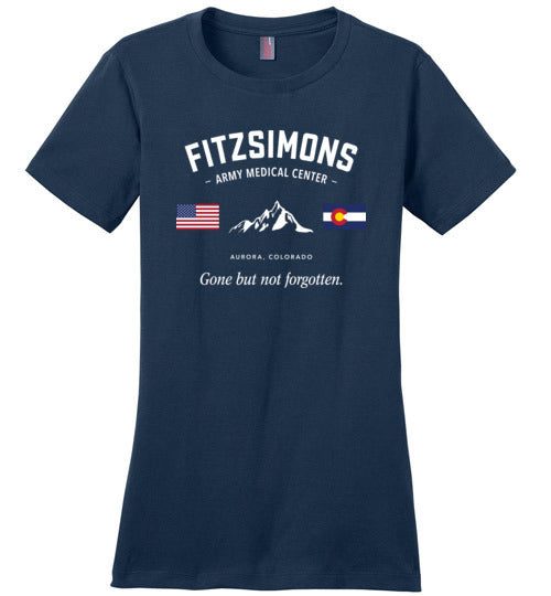 Load image into Gallery viewer, Fitzsimons Army Medical Center &quot;GBNF&quot; - Women&#39;s Crewneck T-Shirt-Wandering I Store
