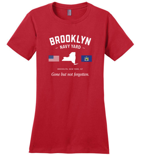 Load image into Gallery viewer, Brooklyn Navy Yard &quot;GBNF&quot; - Women&#39;s Crewneck T-Shirt-Wandering I Store
