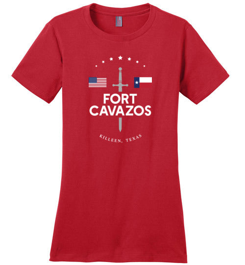 Load image into Gallery viewer, Fort Cavazos - Women&#39;s Crewneck T-Shirt-Wandering I Store
