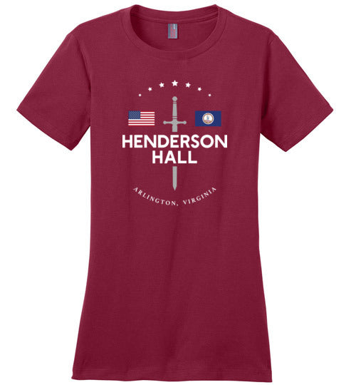 Henderson Hall - Women's Crewneck T-Shirt-Wandering I Store